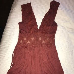 Maroon romper